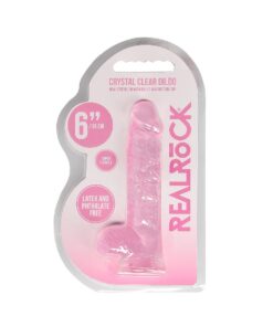 REALROCK REALISTIC DILDO WITH BALLS 6 /15 CM PINK