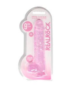 REALROCK REALISTIC DILDO WITH BALLS 9 /23 CM PINK