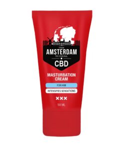 PHARMQUESTS ORIGINAL CBD FROM AMSTERDAM MASTURBATION CREAM FOR HIM 2 FL OZ 50 ML