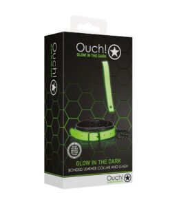 OUCH! COLLAR AND LEASH GLOW IN THE DARK