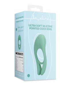 LOVELINE ULTRA SOFT SILICONE POINTED COCK RING BLUE GRASS