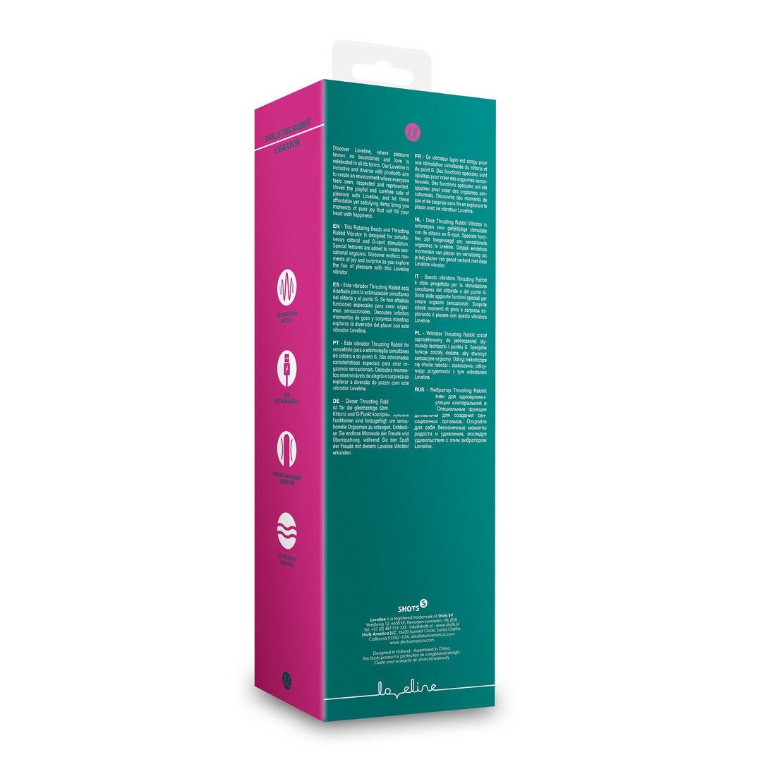 LOVELINE THRUSTING RABBIT VIBRATOR ANCIENT SEA