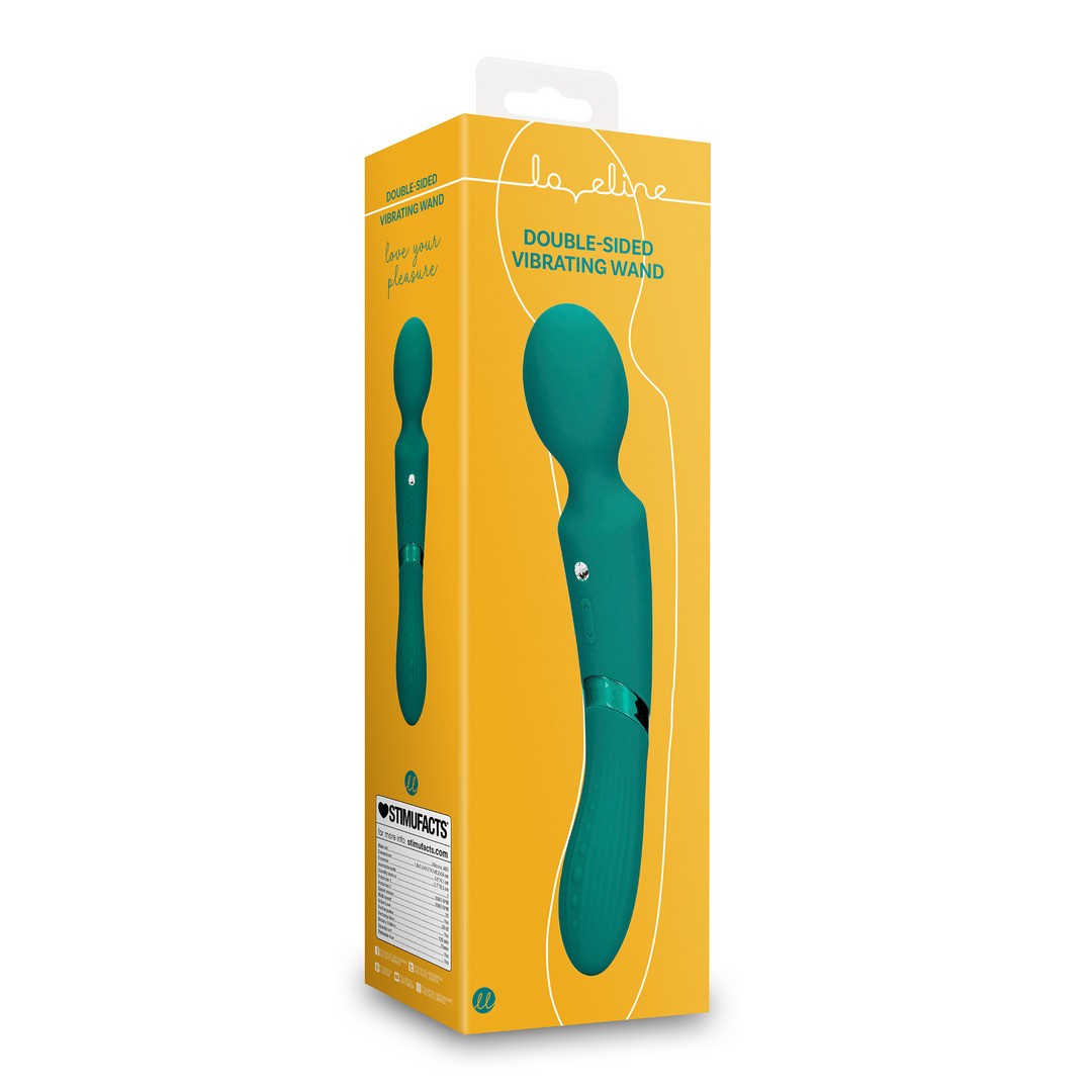 LOVELINE DOUBLE-SIDED VIBRATING WAND GREEN GABLE