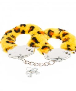 ARGUS TOYS ARGUS FETISH FURRY CUFFS LEOPARD