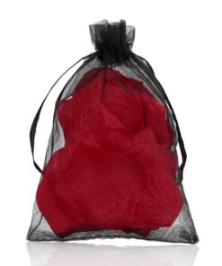 LE DÉSIR ROSE PETALS IN ORGANZA BAG RED