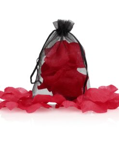 LE DÉSIR ROSE PETALS IN ORGANZA BAG RED