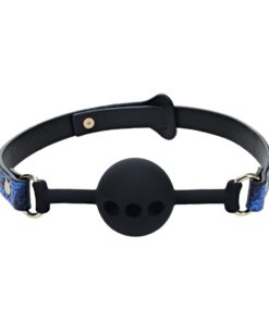OUCH! FLORENCE COLLECTION SILICONE BALL GAG BLUE