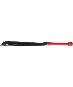 OUCH! MILAN COLLECTION FLOGGER BLACK/RED