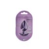 OUCH! SMOOTH SILICONE ANAL PLUG LARGE 3,5 /8,9 CM METALLIC PURPLE