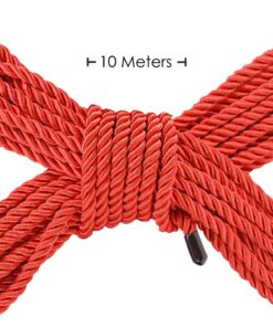 OUCH! POLYESTER BONDAGE ROPE 32.8 FT /10 M RED