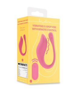 LOVELINE VIBRATING G-SPOT VIBE WITH REMOTE CONTROL PINK