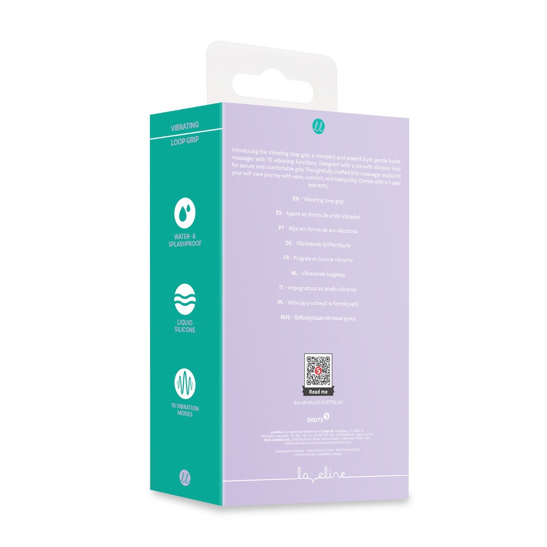 LOVELINE VIBRATING LOOP GRIP LAVENDER