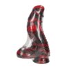 OUCH! DARK LYCAN SPAWN SILICONE DILDO RED/BLACK