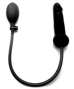 DILDO INSUFLÁVEL DONG DE SILICONE OUCH! BLACK