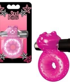 SEX PLEASE! MISHA VIBRATING COCKRING PINK