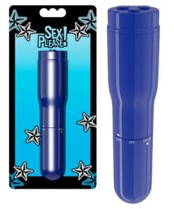 SEX PLEASE! SWEET SENSATIONS MINI VIBRATOR BLUE