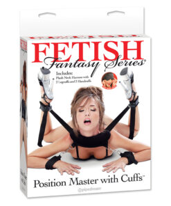 FETISH FANTASY SERIES POSITION MASTER WITH CUFFS BLACK