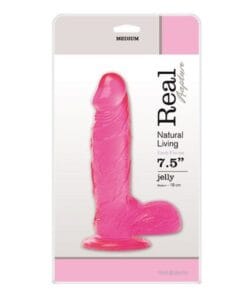 REAL RAPTURE EARTH FLAVOUR DILDO 7.5'' PINK