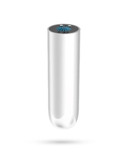 QUACKERS USB RECHARGEABLE VIBRATING BULLET WHITE CRUSHIOUS