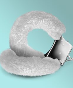LOVE CUFFS FURRY HANDCUFFS CRUSHIOUS WHITE