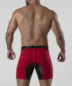 LOCKER GEAR 5 POCKET CHAP SHORT RED