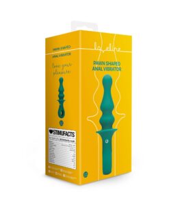 LOVELINE PAWN SHAPED ANAL VIBRATOR PEACOCK PLUME