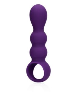 LOVELINE TEARDROP SHAPED ANAL VIBRATOR CLEAR PURPLE