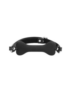 OUCH! SILICONE BONE GAG BLACK